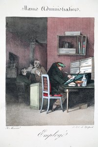 Werknemer, illustratie uit 